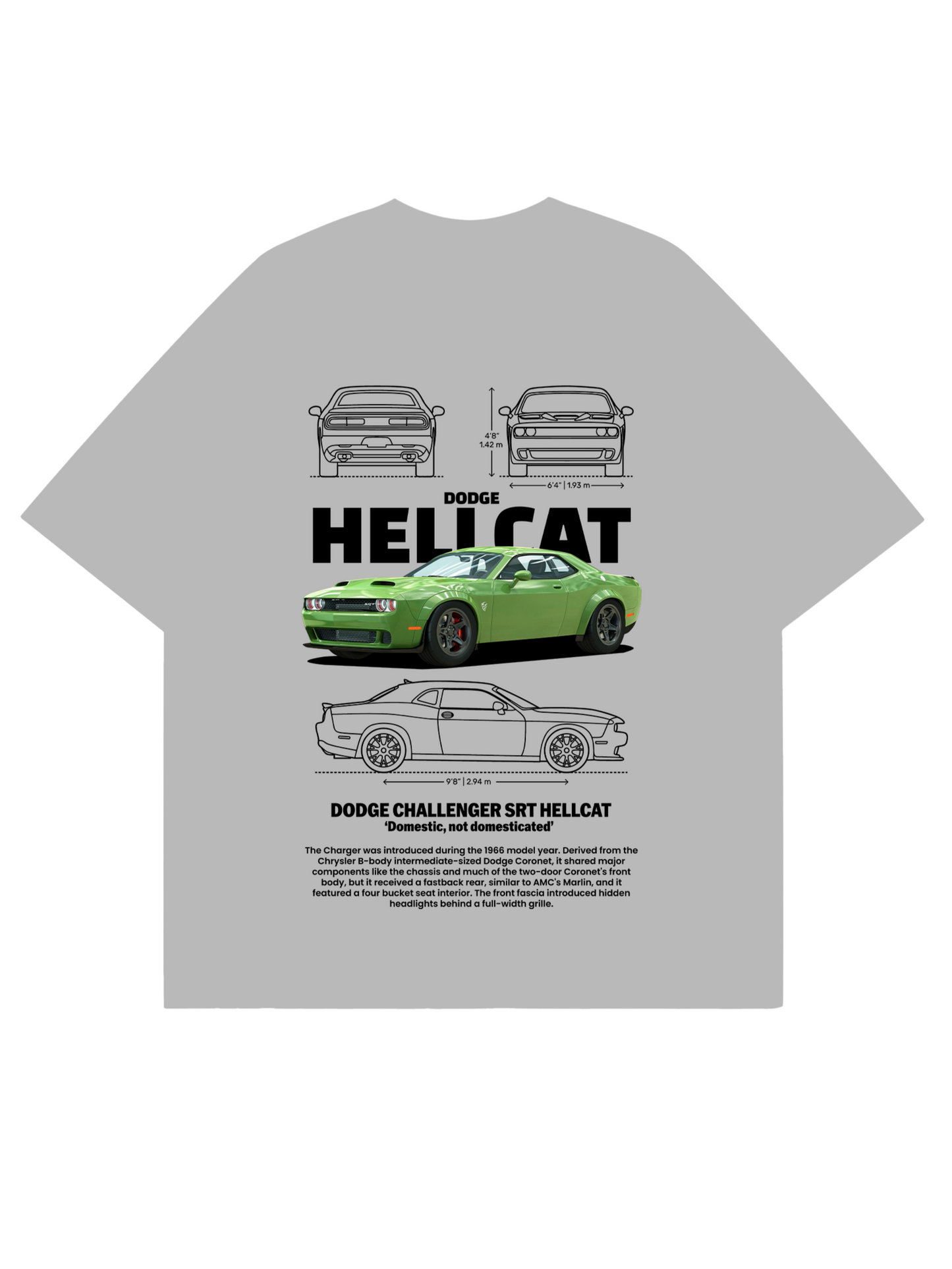 DODGE SRT HELLCAT TEE - UNISEX