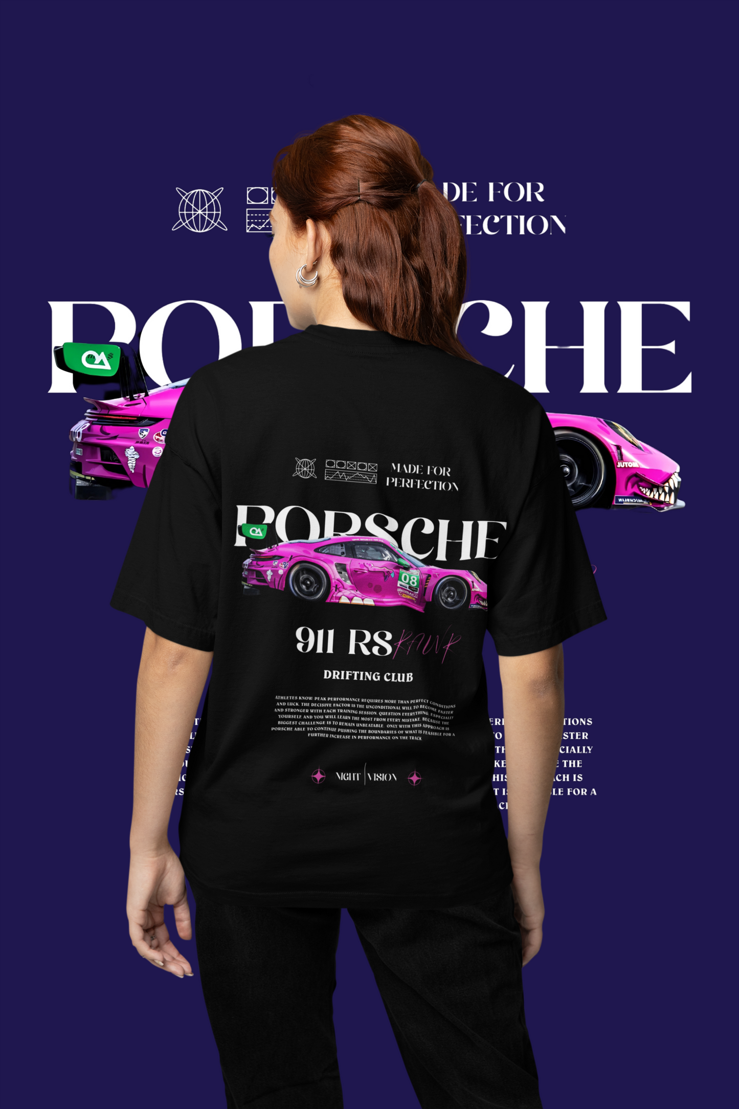 PORSCHE 911 RS KAWK TEE - UNISEX