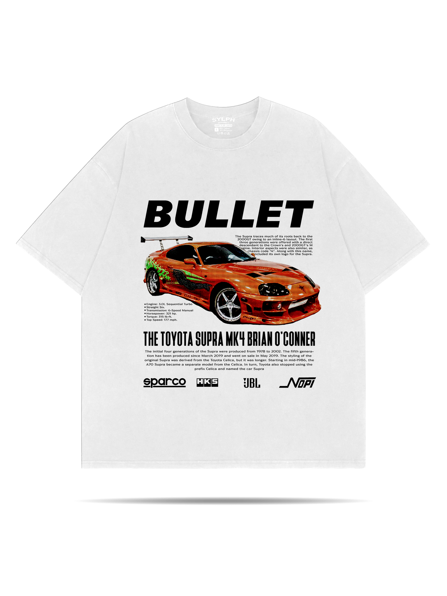 SUPRA BULLET TEE - UNISEX