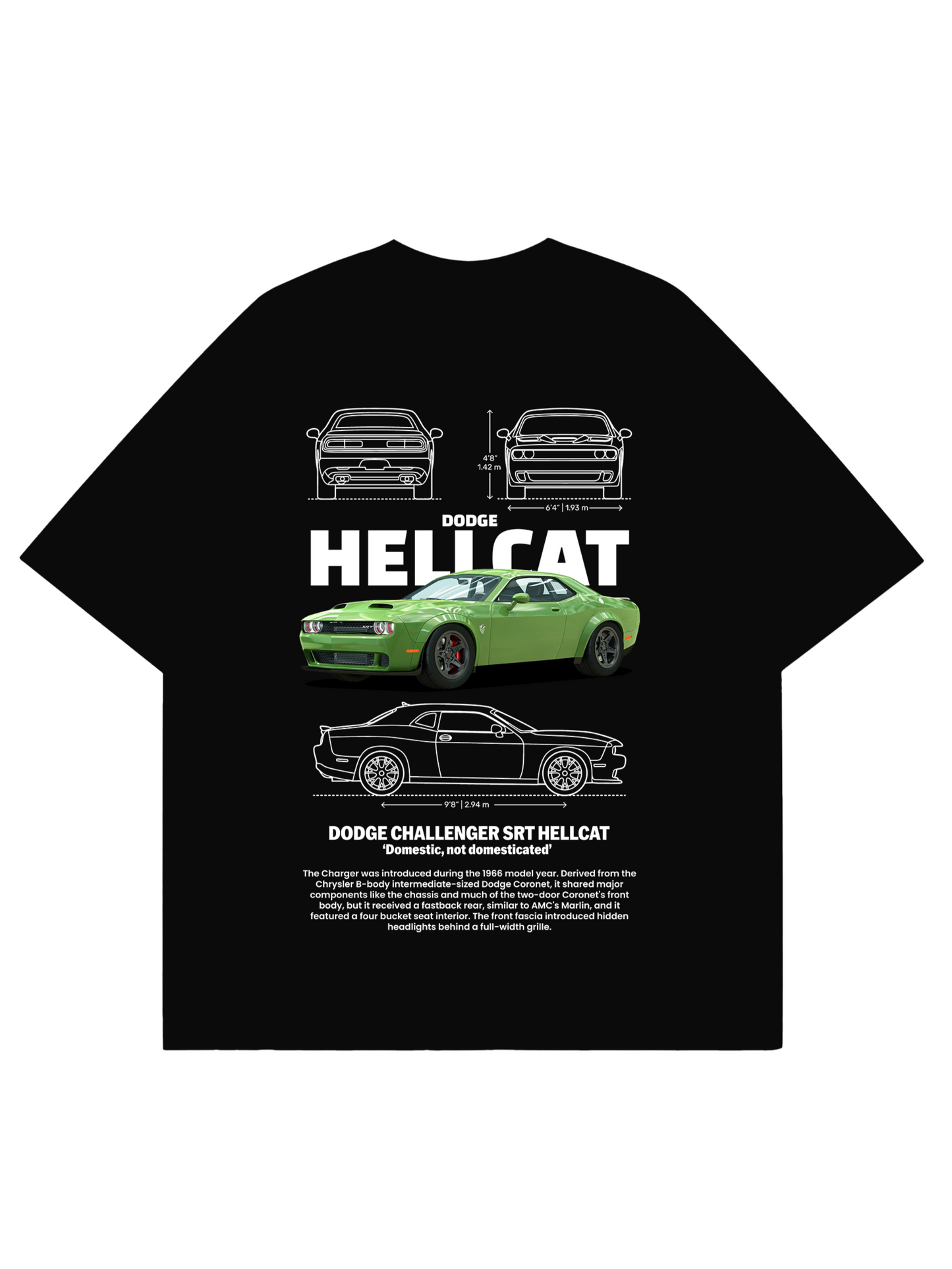 DODGE SRT HELLCAT TEE - UNISEX