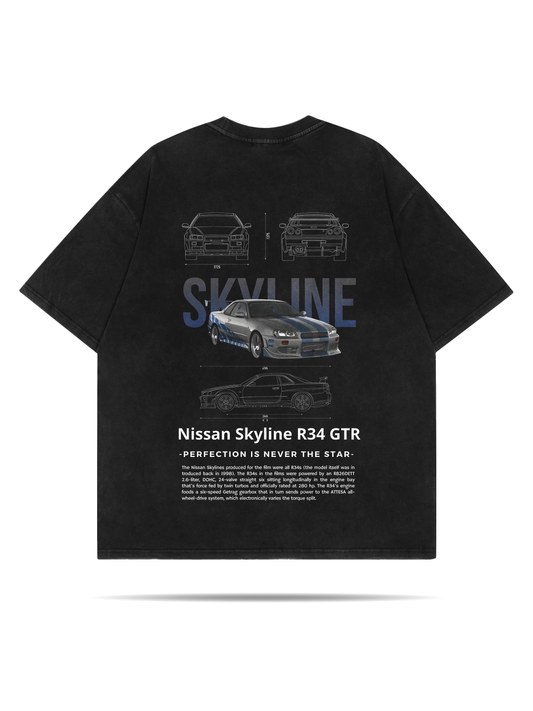 SKYLINE R34 TEE - UNISEX