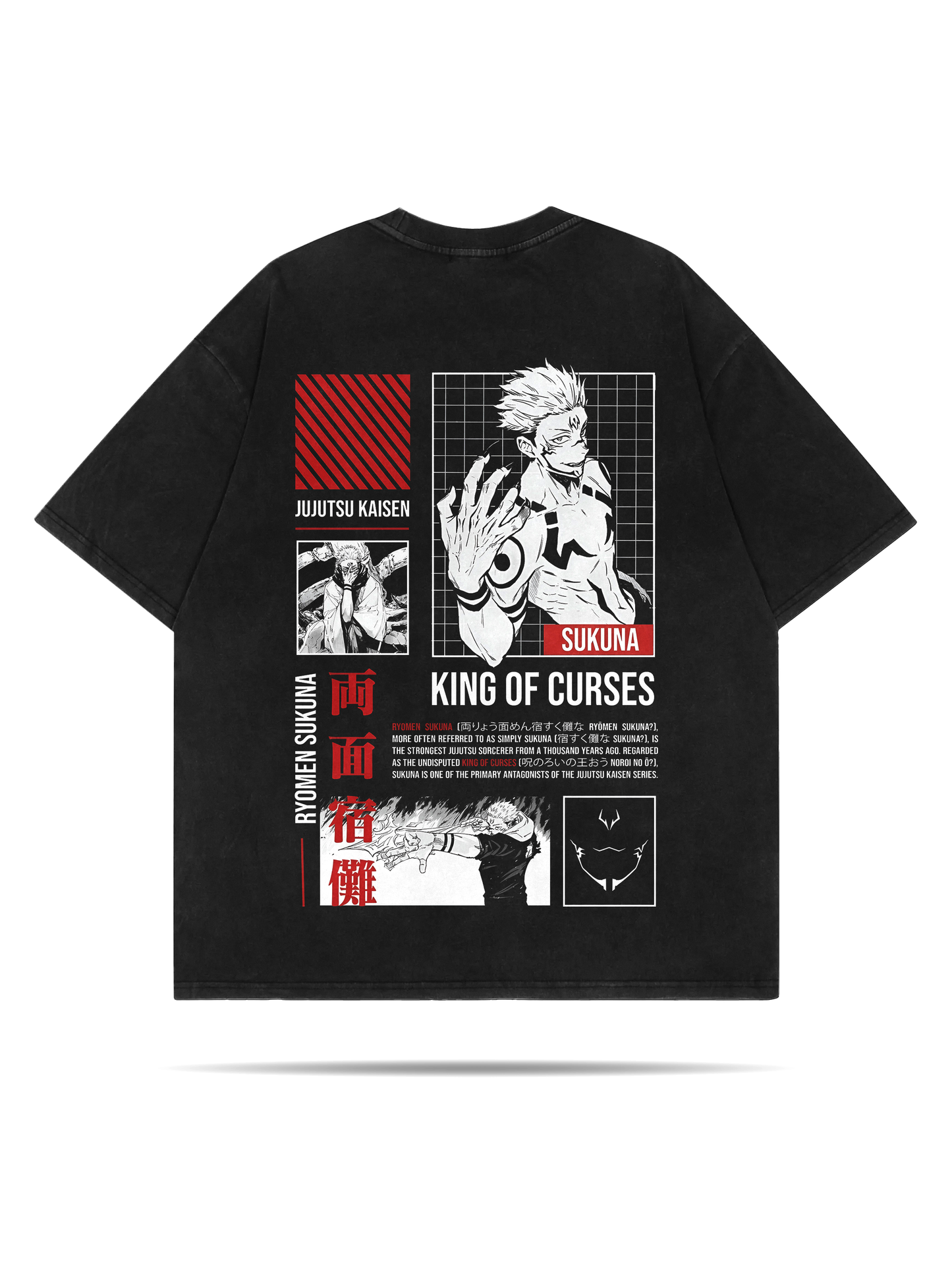 SUKUNA CURSE REGULAR FIT TEE - UNISEX