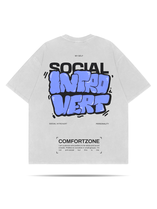 SOCIALLY INTROVERT REGULAR FIT TEE - UNISEX